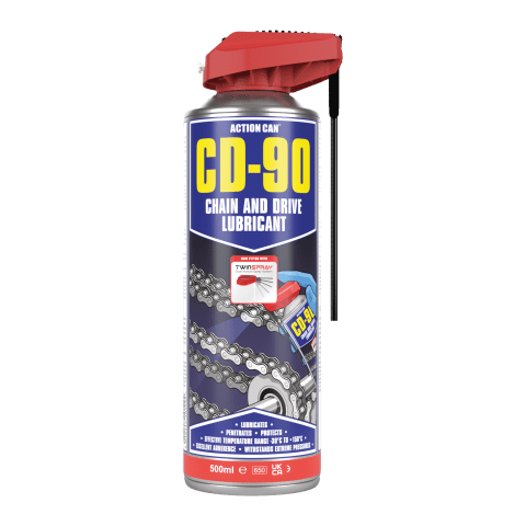 اكشن كان شحم مناسب لجميع انواع السلاسل التصاق عالى مقام للتأكل CD-90 500ML